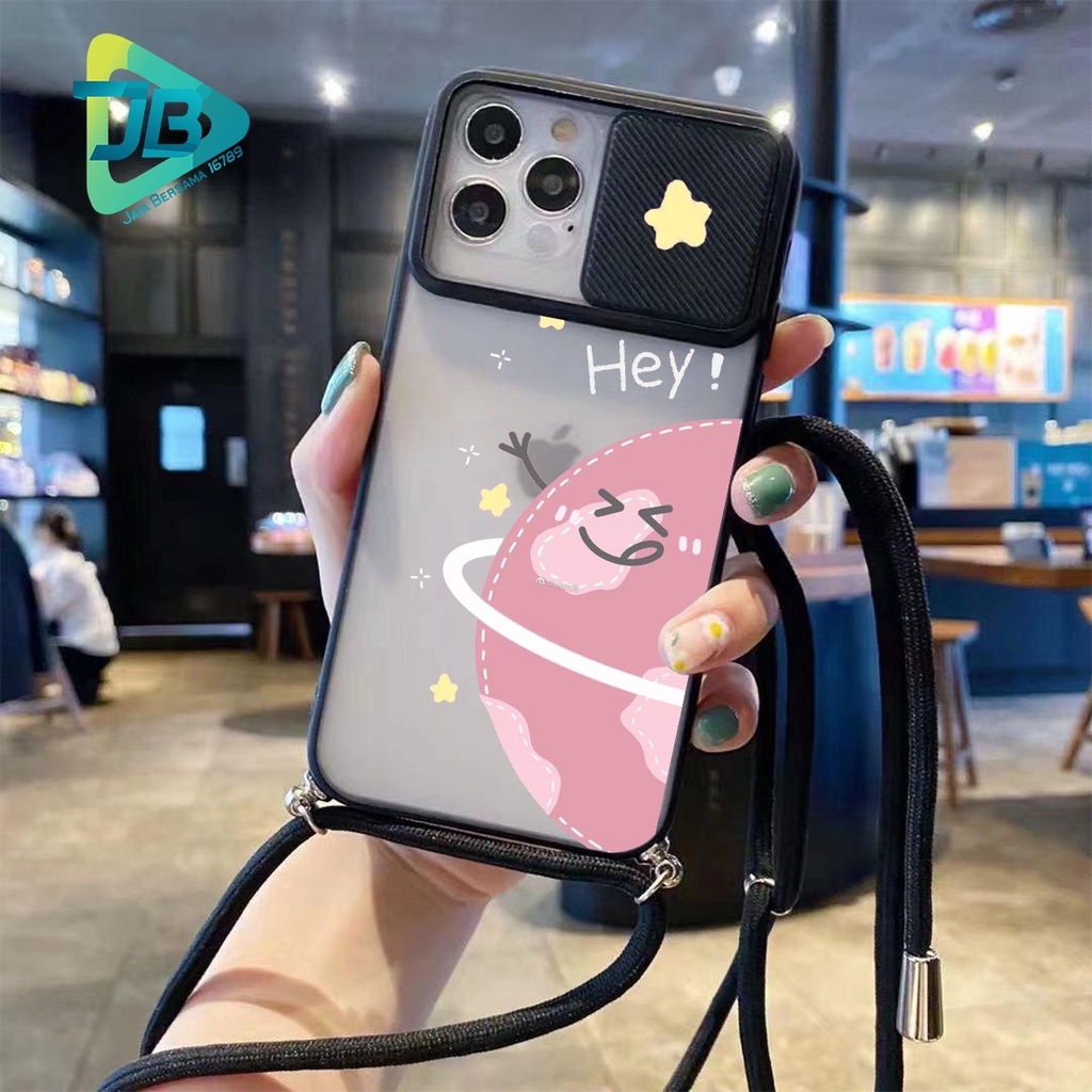 SOFTCASE SLINGCASE SLIDE PELINDUNG KAMERA HUNGRY SAMSUNG OPPO VIVO REALME IPHONE XIAOMI ALL TYPE JB5148