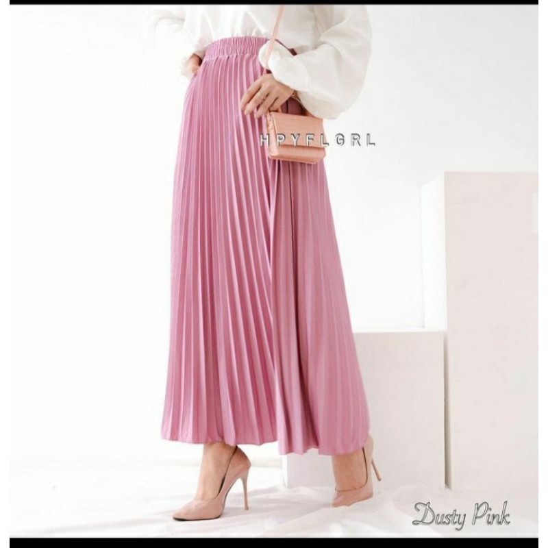 ROK PLISKET PREMIUM BKK GOOD QUALITY//ROK WANITA