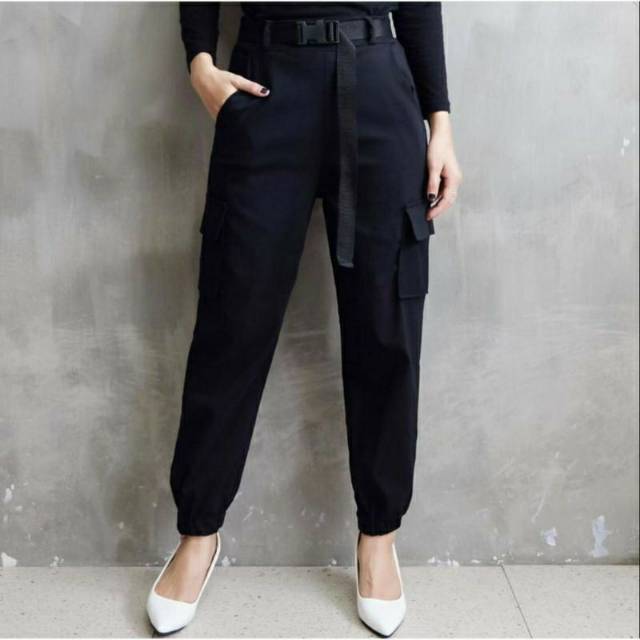 JOGGER CARGO PANT CELANA PANJANG WANITA