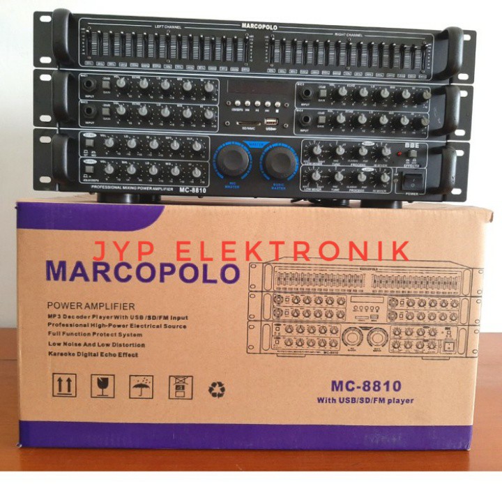 AMPLIFIER POWER MIXER MARCOPOLO MC 8810 / MC8810 / MC-8810