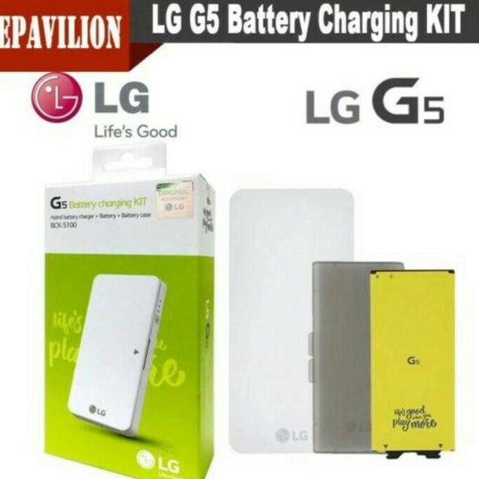 Extra Battery Charging KIT LG G5 G5 SE BCK-5100 ORIGINAL || Baterai