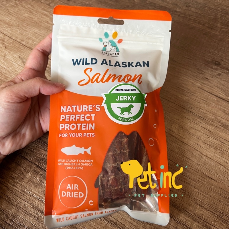 Wild alaskan salmon jerky