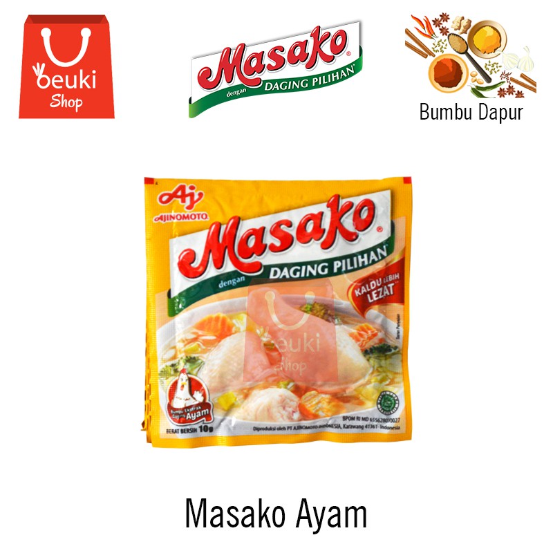 

Ajinomoto Bumbu Penyedap Rasa Dengan Daging Ayam Pilihan - 12pcs x 10gr