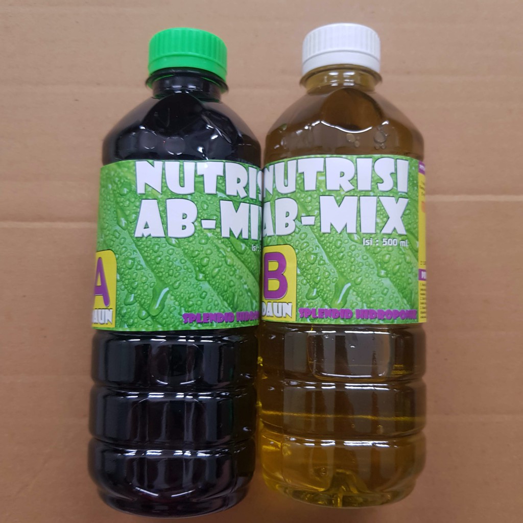 Nutrisi AB mix Daun Cair 1 Liter Air Nutrisi