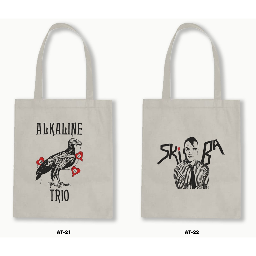 TOTE BAG BLACU - ALKALINE TRIO 1