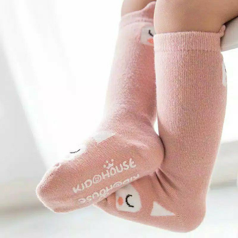 KAOS KAKI BAYI PANJANG DENGKUL LUCU IMUT TEBAL UNIK / KOREAN SHOCK BATITA BALITA-8