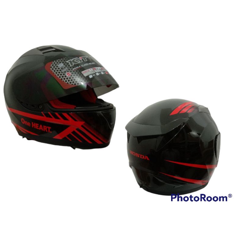 HONDA HELMET FULL FACE/ helm original Honda type fullface