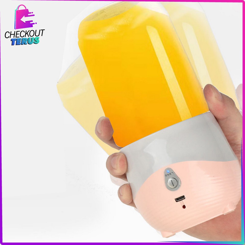 CT C487 Juicer Mini Electric Belender Botol Minum Juicer Cup USB Rechargeable Blender Jus Portable