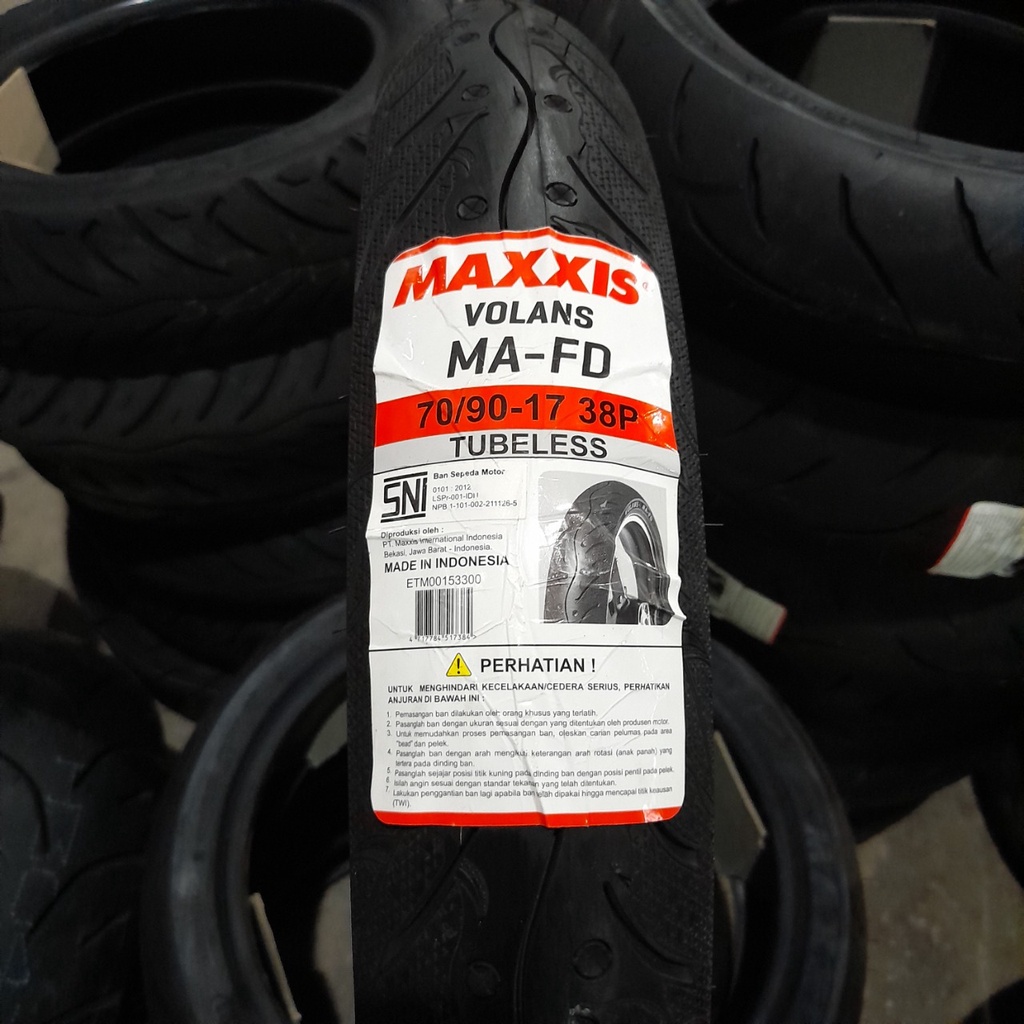 Ban motor bebek Maxxis Volans MA FD 70 90 17 tubeless