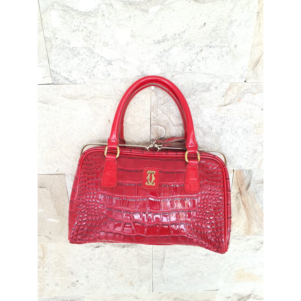 TAS WANITA ALA CARTIER MERAH/HANDBAG WANITA MERK CARTIER ALA/TAS PESTA WANITA MERAH MURAH/TAS BEHEL