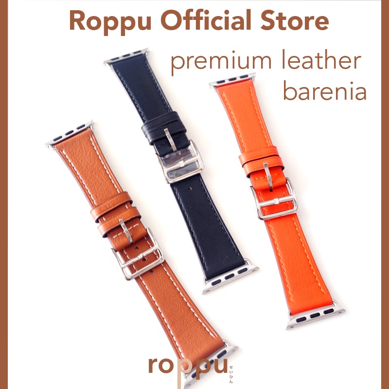 Roppu Premium Barénia Leather Single Tour Strap for Apple Watch