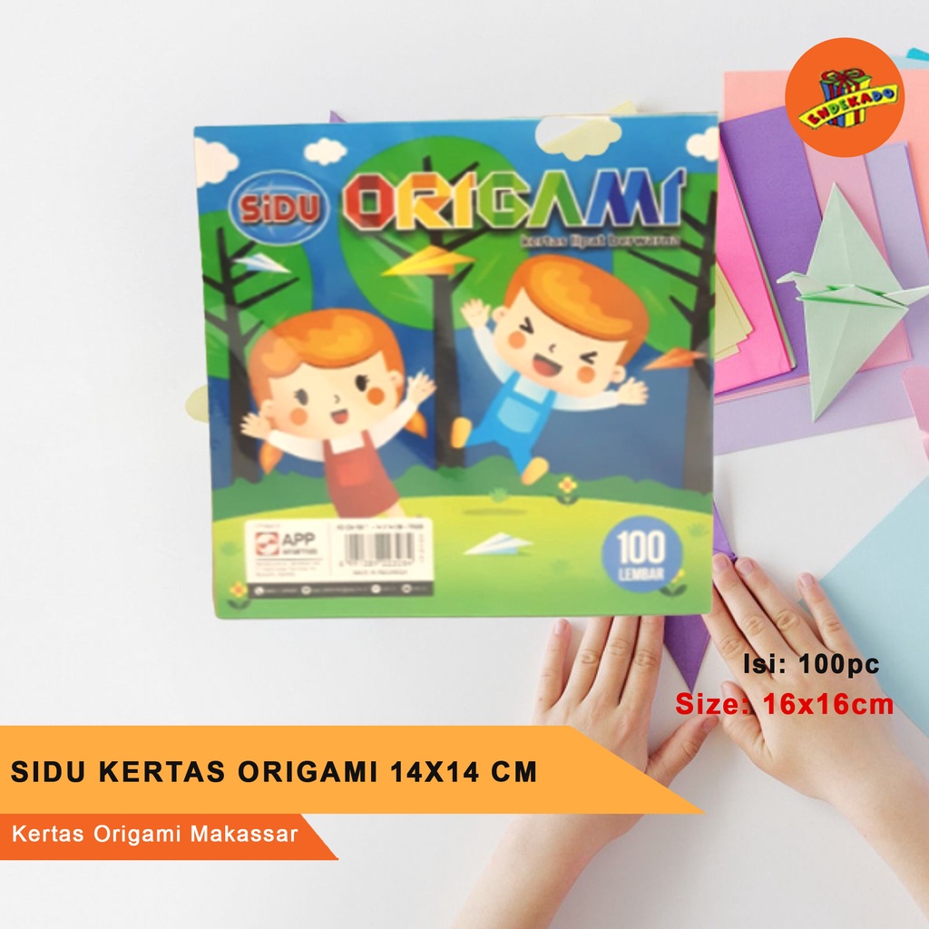 

SIDU KERTAS ORIGAMI 16X16CM - Kertas Origami Makassar