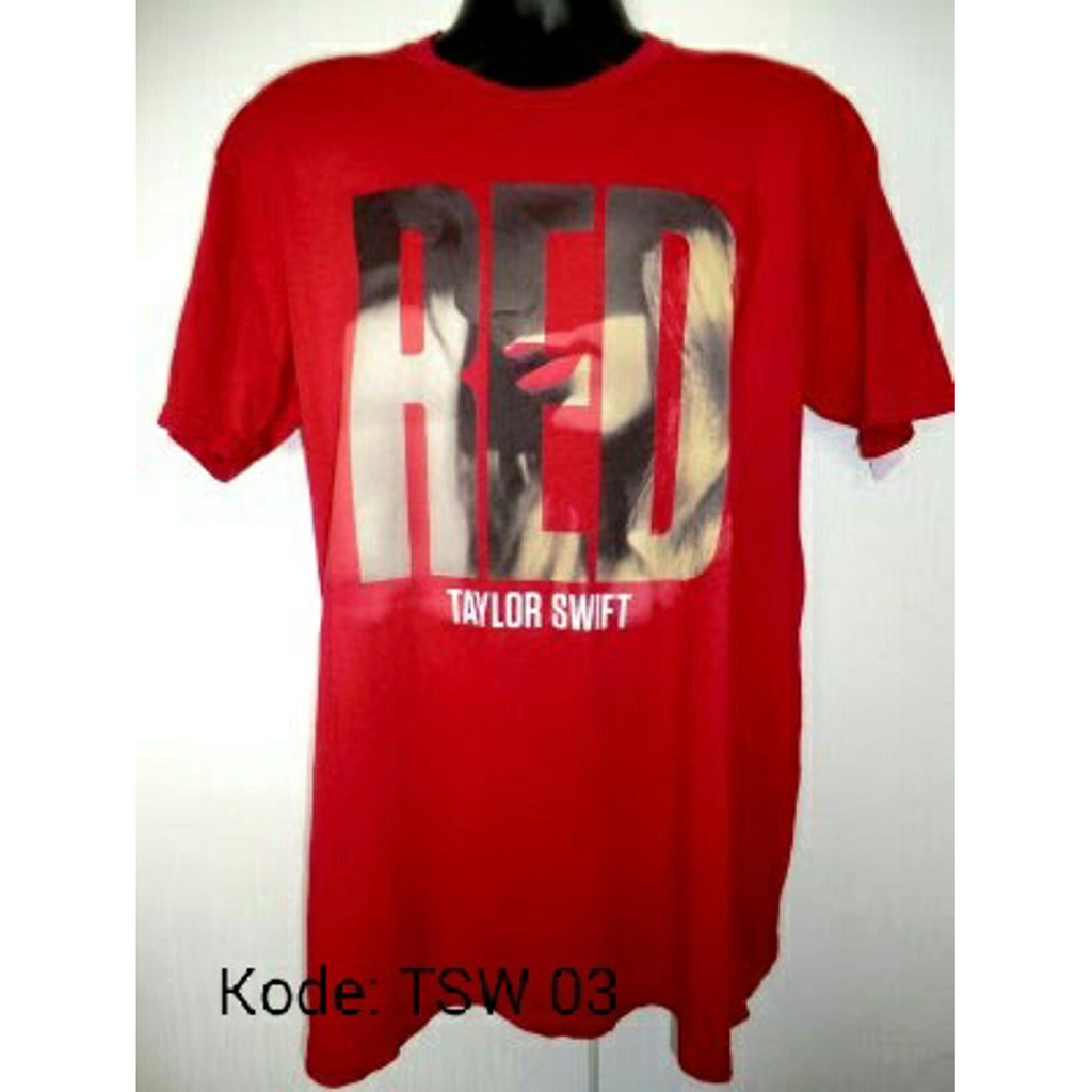 taylor swift red t shirt