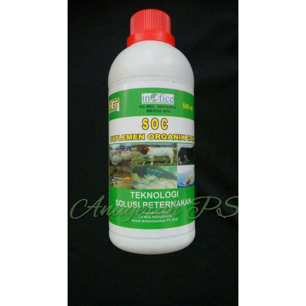 SOC HCS Suplemen Organik Cair Untuk Hewan Ternak dan Ikan -Original
