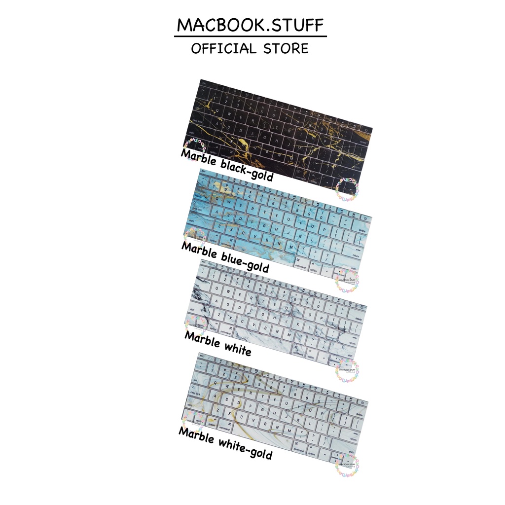 Keyboard PROTECTOR COVER PATTERN MARBLE FOR MACBOOK NEW AIR PRO RETINA 11 12 13 15