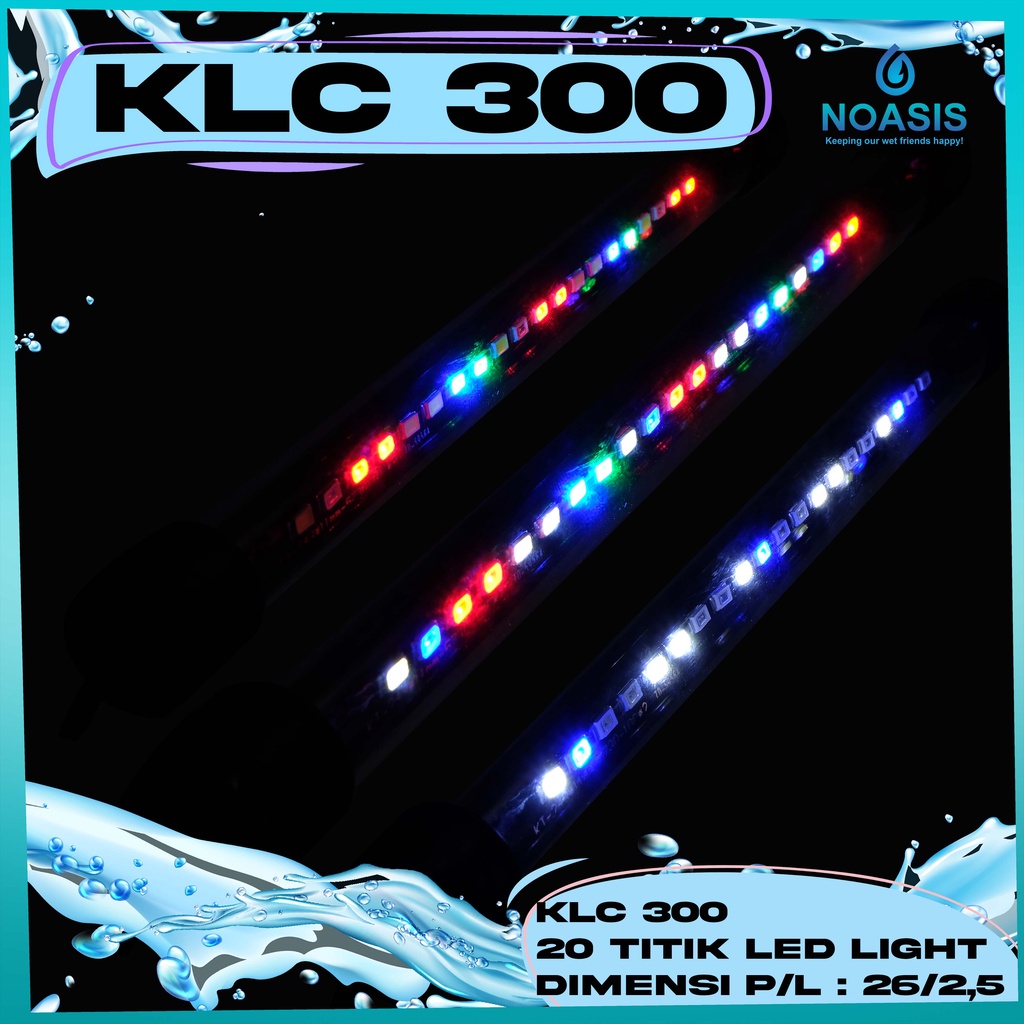 LAMPU LED AQUARIUM KIYOSAKI KLC 300 AQUASCAPE 7 WATT 3 IN 1