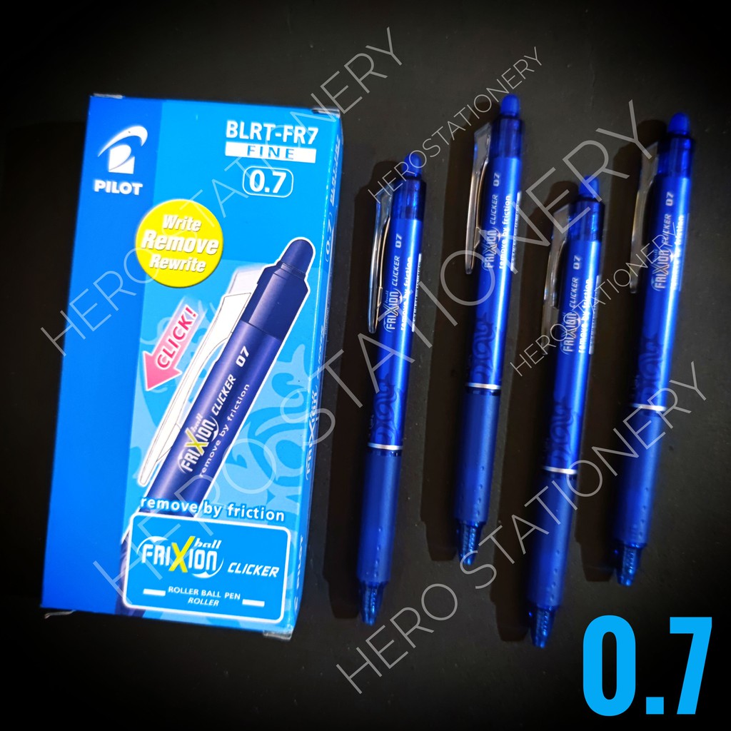 

Pilot frixion erasable ballpoint pen bisa dihapus 0.7 mm BLRT-FR7