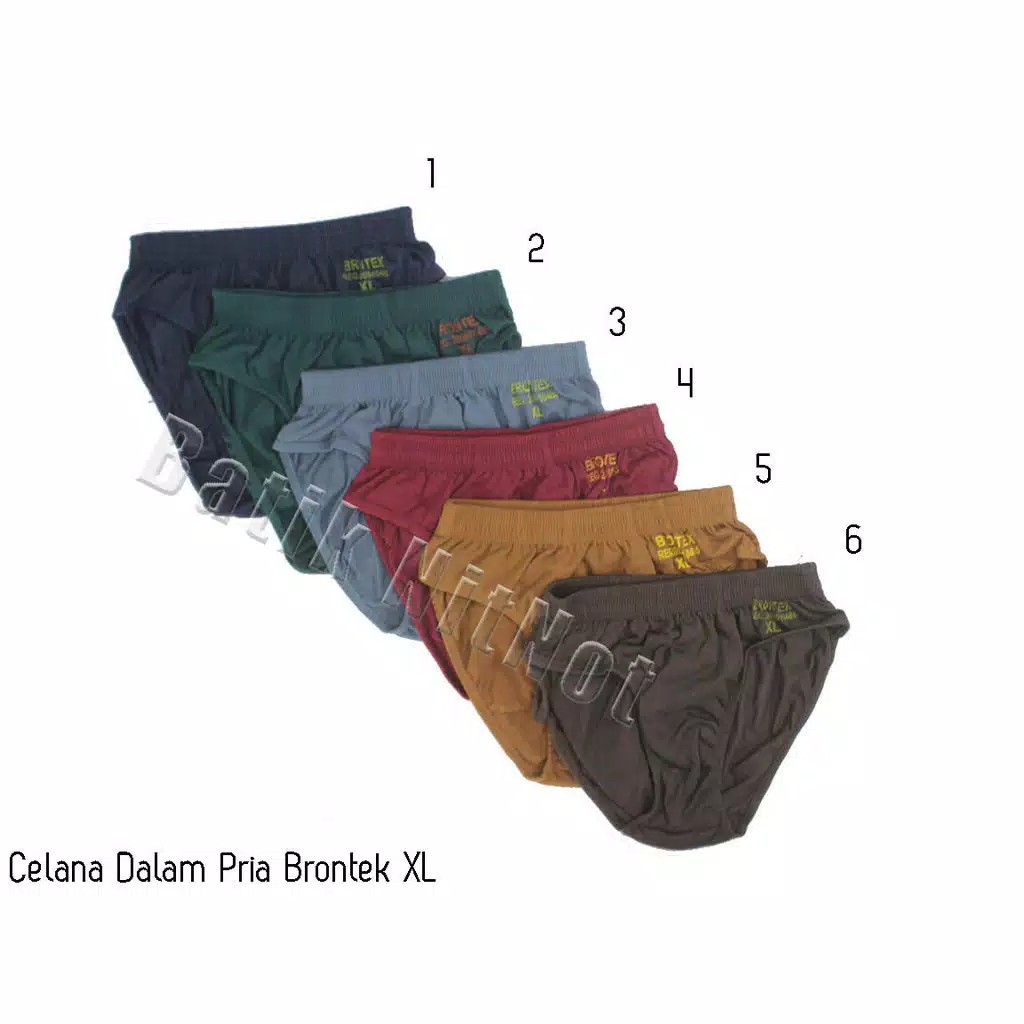 Pakaian / Celana Dalam Pria Brontek Size XL Banyak pilihan warna