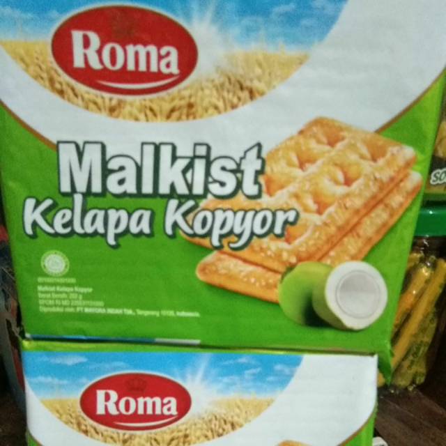 

Roma malkist kelapa kopyor 252 gr