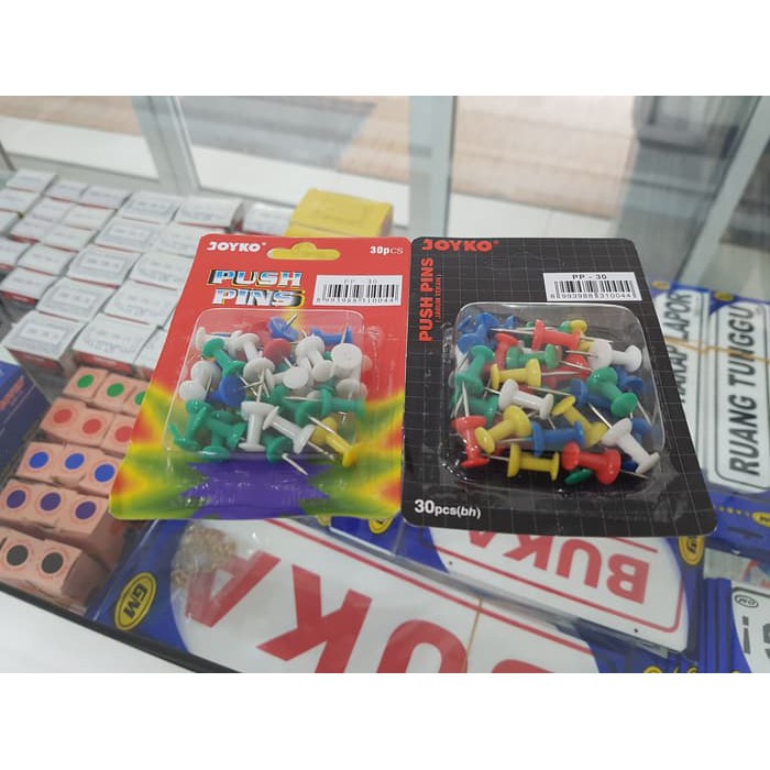 

PAKU PUSH PIN PP-30 / UNTUK SOFTBOARD / JOYKO