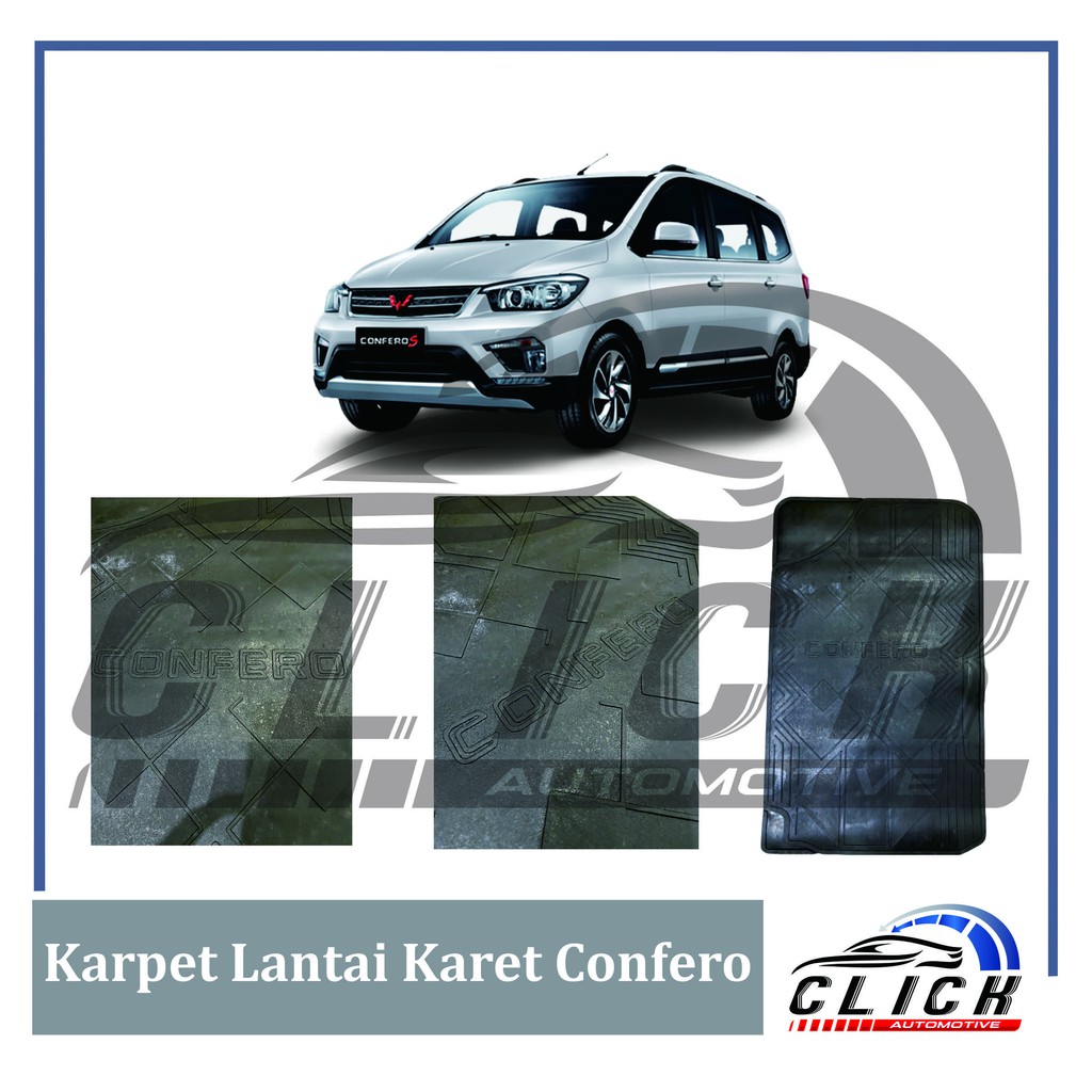 Karpet Lantai Karet Wuling Confero 1Set / Karpet Lantai Karet Mobil