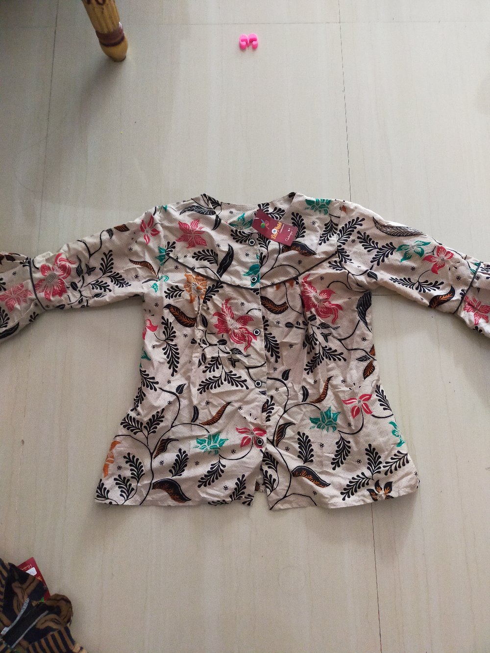 Batik Wanita Atasan Blouse Modern Terbaru Kode 2020112 Juminten Peplum Batik Dua Putri