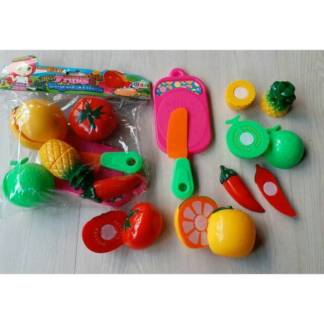 Mainan Potong Cutting Fruit Vegetables