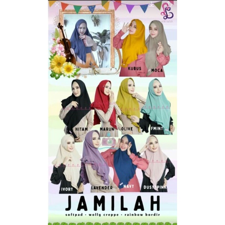 JAMILAH LINALIVIA HIJAB TERBARU ORIGINAL JILBAB DEWASA