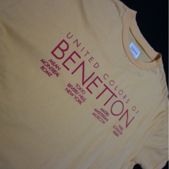 Second 90's Official Benetton Tshirt