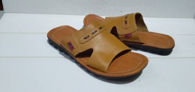 Sandal cowok kulit Asli Garut harga termurah