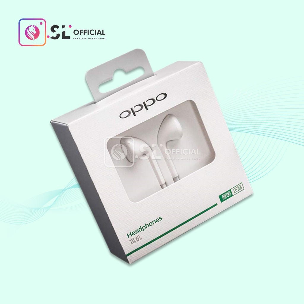 Headset Oppo Original 100% / Headset Oppo F9 F7 F5 F5 plus F3 plus F1 F1s F1plus A37 A83 A71 A3s A7