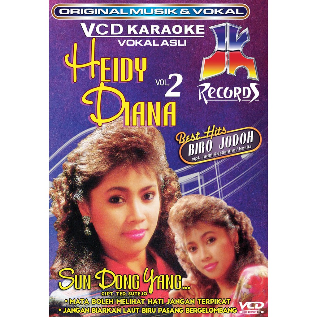 Vcd Karaoke Heidy Diana Vol 2 Shopee Indonesia