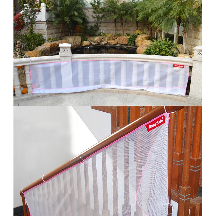SKIDA Baby Safe Safety Net Cloth Jaring Pengaman Tangga Jendela Bayi Anak