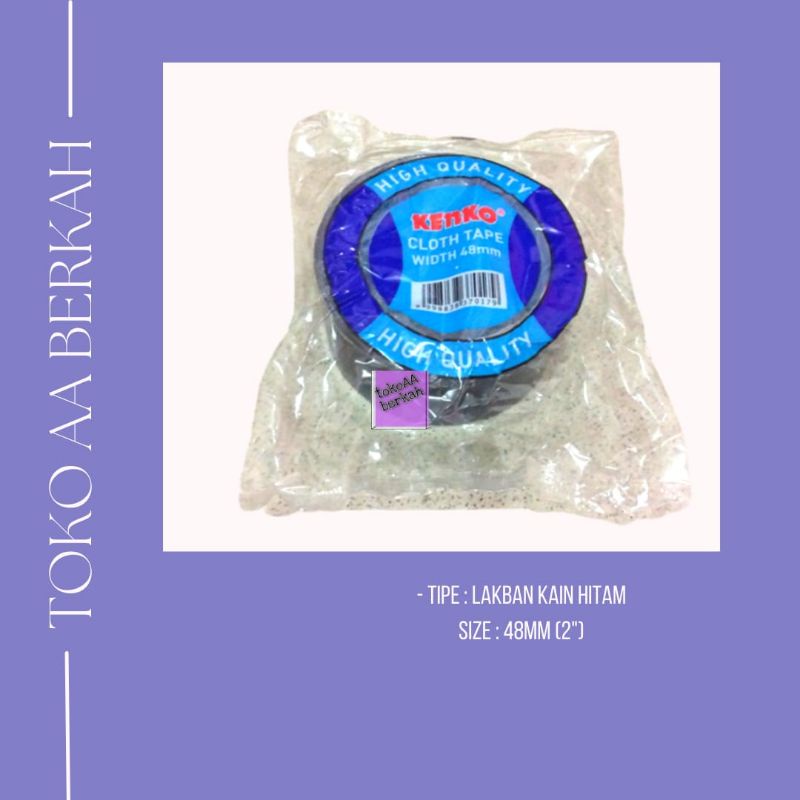 

Lakban Kain Hitam 2 inch / Cloth Tape