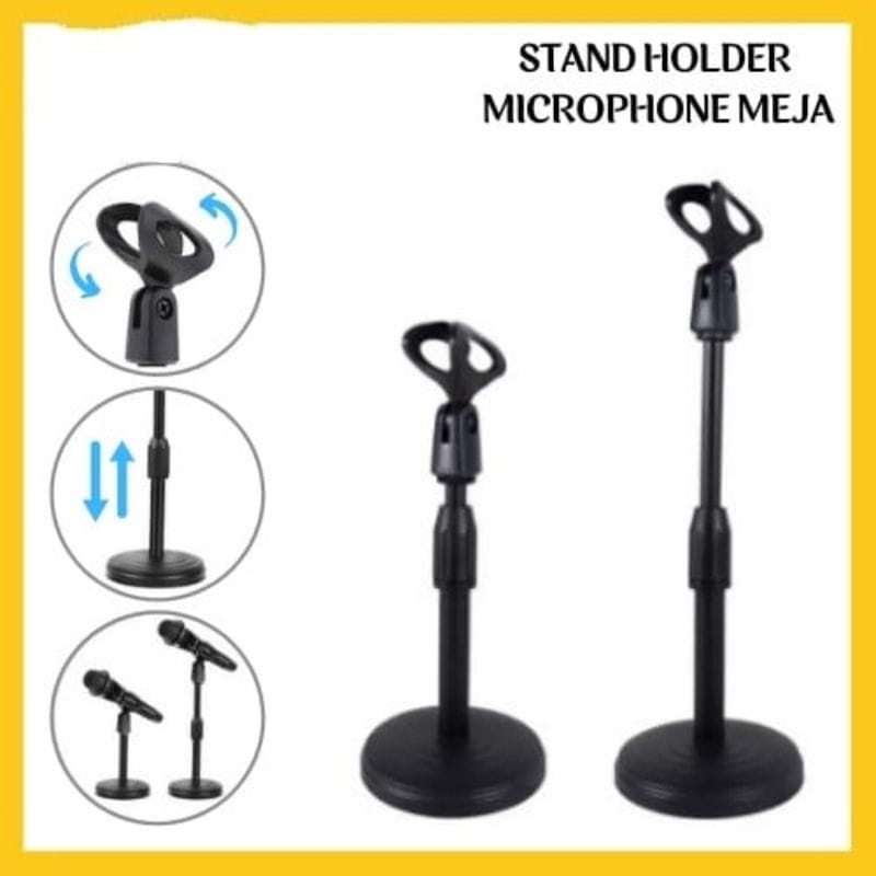 (FO)  stand mic meja microphone karaoke//stand holder mic L7// stand holder  hd 26