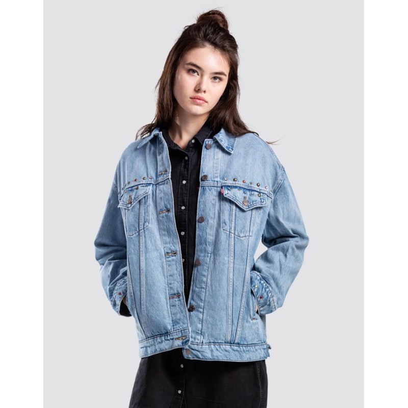 preloved baggy trucker jacket Levis Original