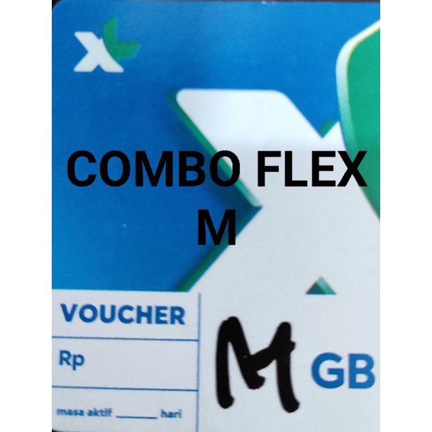 VOUCHER XL COMBO FLEX M UPTO 12GB UNLIMITED
