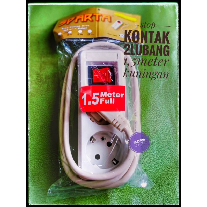 Stop kontak kabel 1.5meter 2lubang, 3lubang,4lubang,5lubang