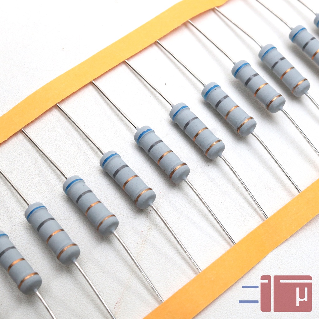 Resistor 6R8 6.8 Ohm 2W Metal Oxide 5% Taiwan Kaki Tembaga
