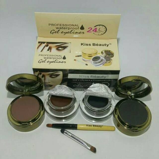 EYELINER &amp; EYEBROW 2IN1 KISSBEUTY 24HOURS 9954