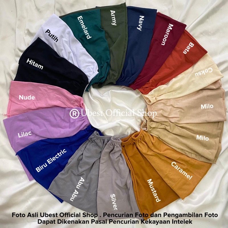 Ciput Basic Kaos / Ciput Arab Karet / inner kaos / Ciput Kupluk Kaos