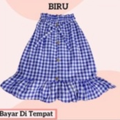 Rok panjang/rok kotak anak/Rok bukapayung/Rok sekolahanka/Rokuntuk anak 4-15 tahun/Rok Sasa terbaru 
