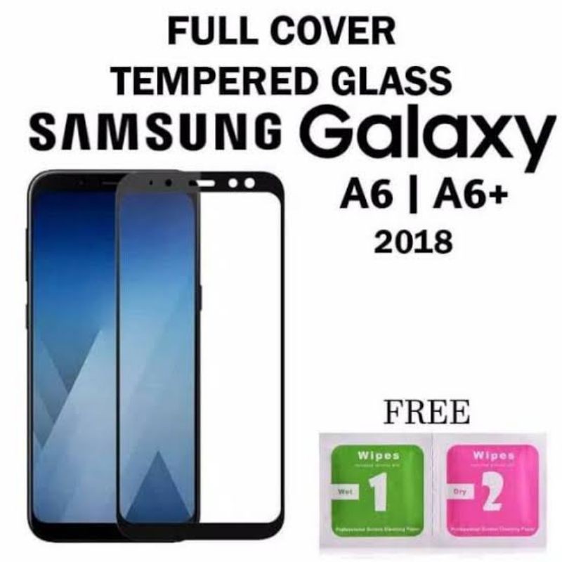 Tempered Glass Samsung J7 Pro/J7 prime/A6/A6+/A8/A8+ Full cover