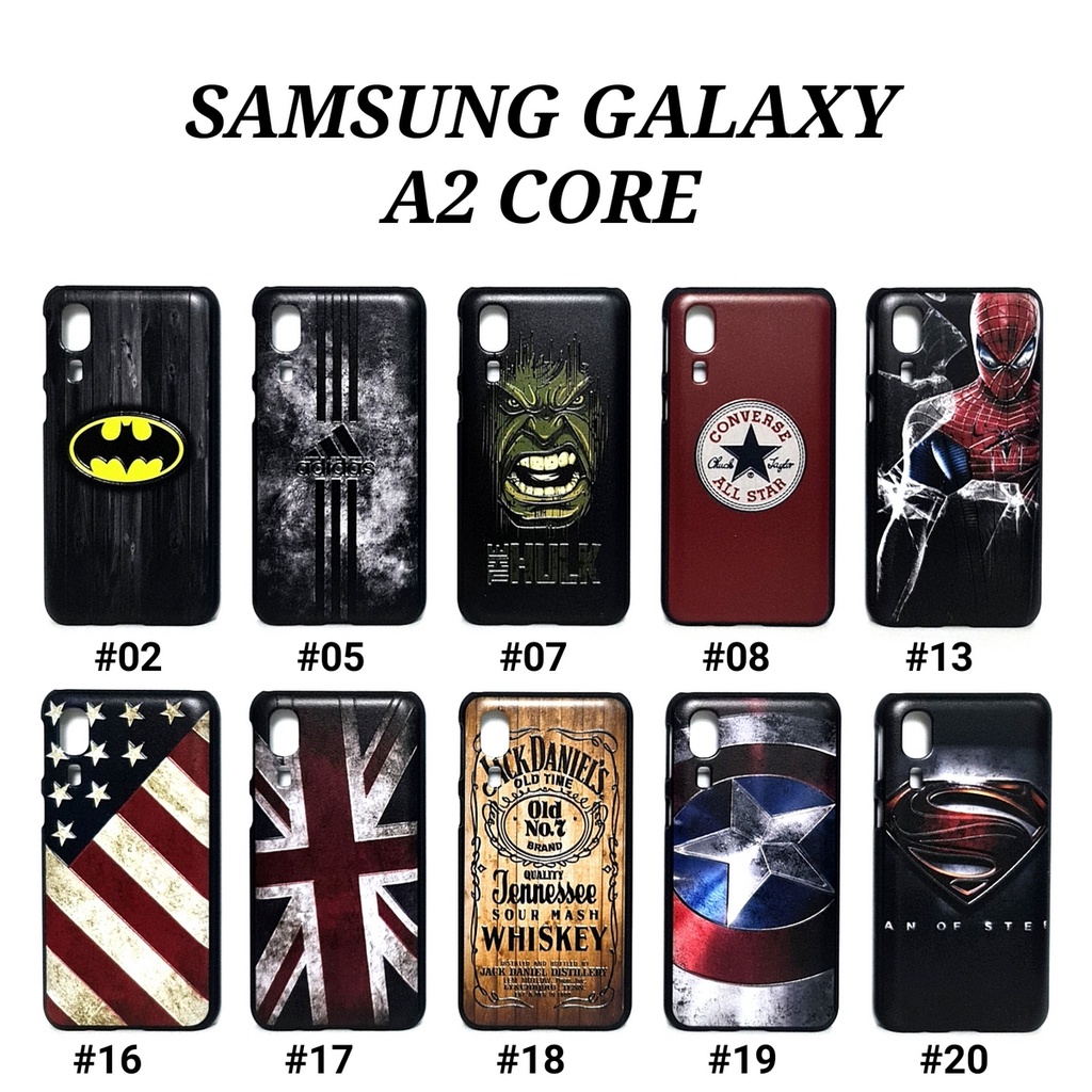 SAMSUNG GALAXY A2 CORE A8 STAR A9 STAR A3 2015 A310 A3 2016 A320 A3 2017 A5 2015 A510 A5 2016 A520 A5 2017 A6 2018 A710 A7 2016 A720 A7 2017 A750 A7 2018 A8 2015 A9 2018  | MANCASE HARD CASE BLACK Marvel Super Hero Spiderman