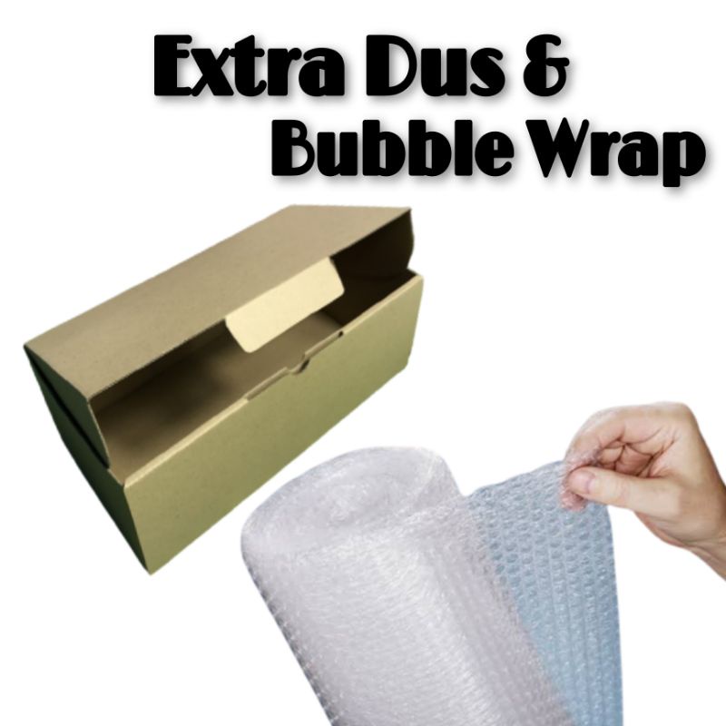 

EXTRA DUS & BUBBLE WRAP Untuk Packing Tambahan