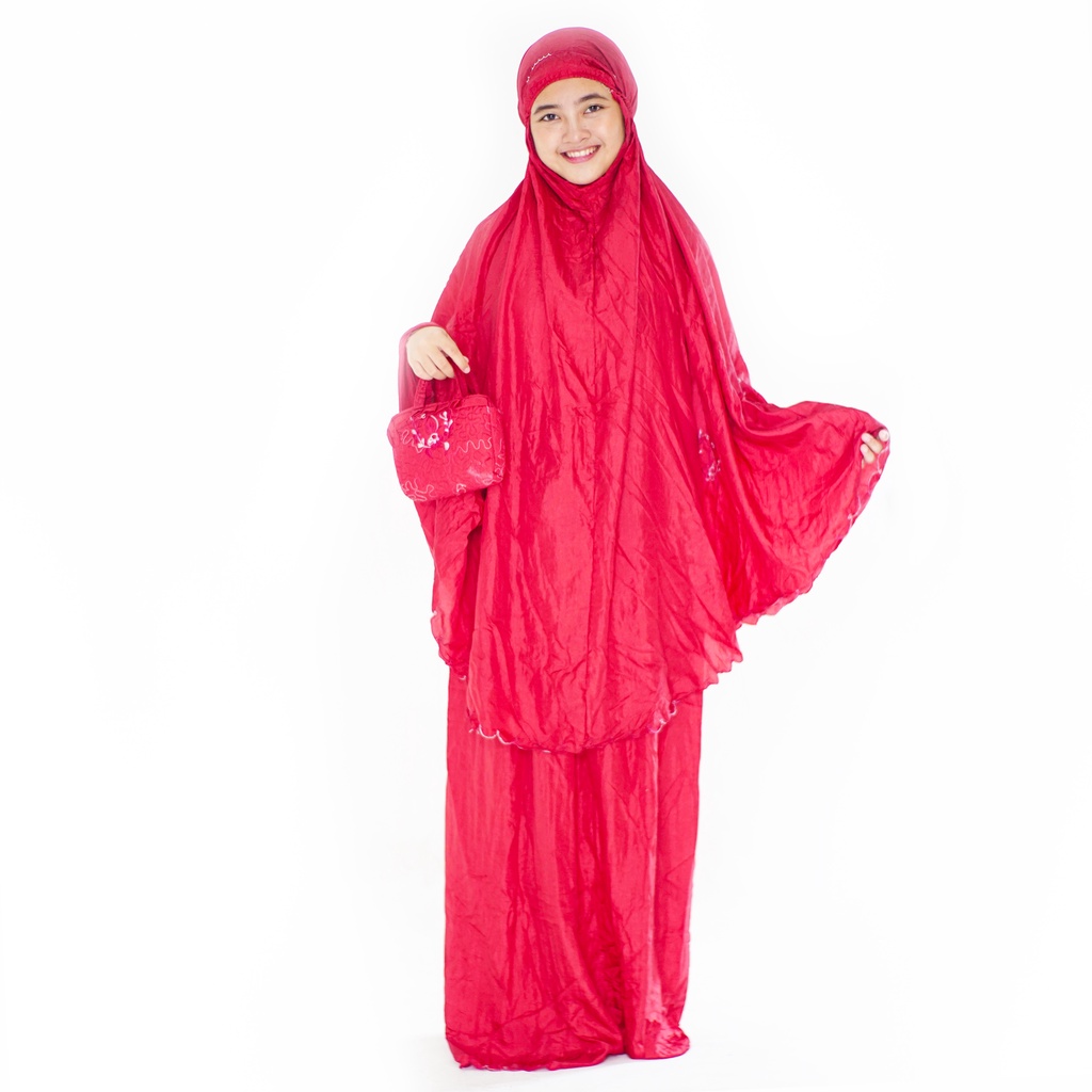 Rukuh Parasit Jumbo Eversin Atas Bawah / Mukena Atas Bawah Potongan Travel / Rukuh  Traveling