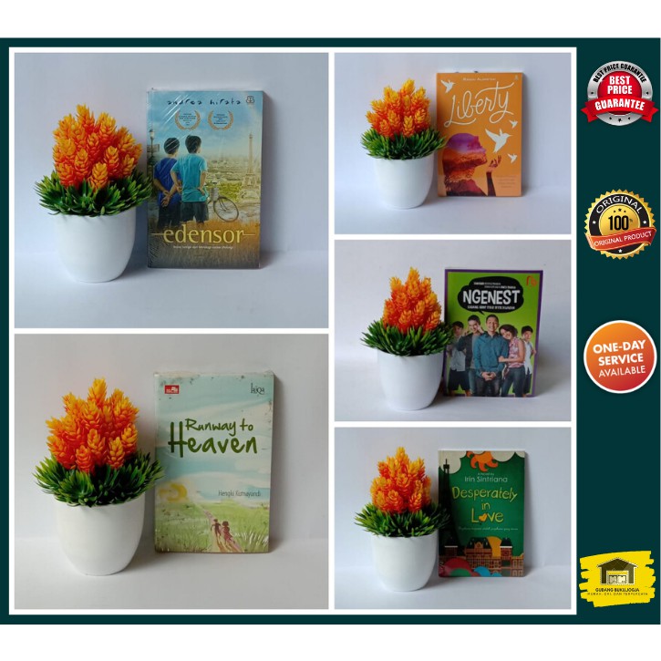 PAKET 5 BUKU Novel Edensor - Andrea Hirata
