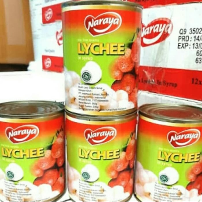 

Gg1Hh Naraya Lychee 565Gram X 12 Kaleng (1Dus) Buah Leci Dalam Kemasan s1Gkk