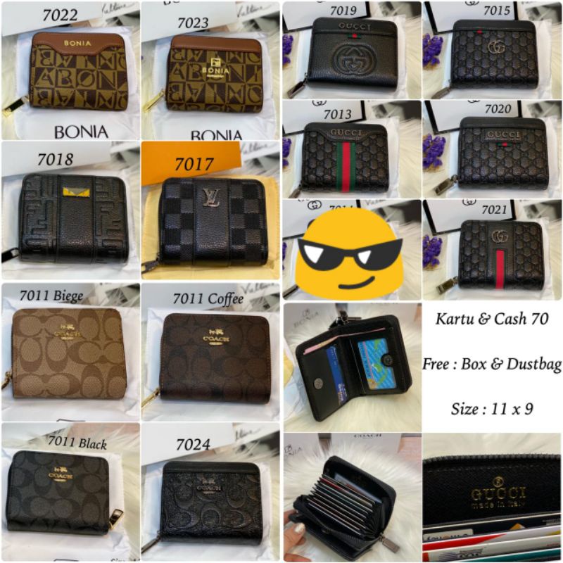 DOMPET KARTU MULTIFUNGSI TEMPAT KARTU DOMPET KECIL IMPORT PREMIUM FREE BOX