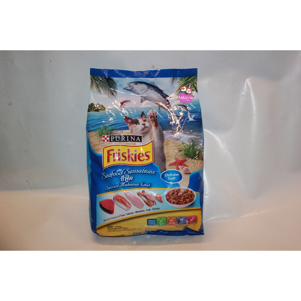 

Friskies Seafood Sensa Makanan kucing dewasa 450Gr